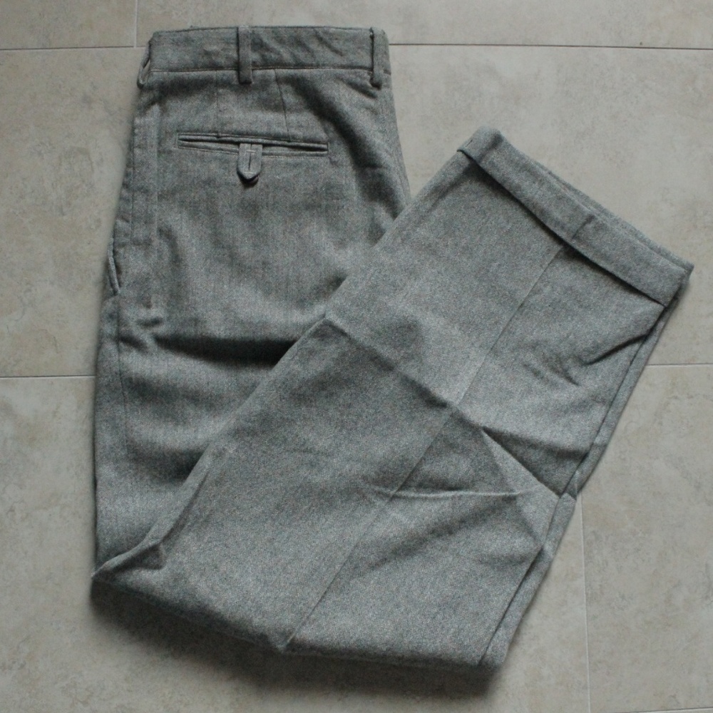 J Crew 100% Wool Pleated Dress Pants 30x28